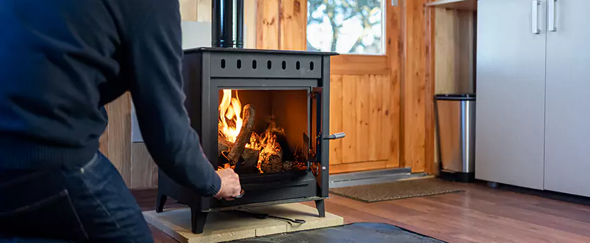Open Hearth Wood Fireplace Installation in Medford, OR