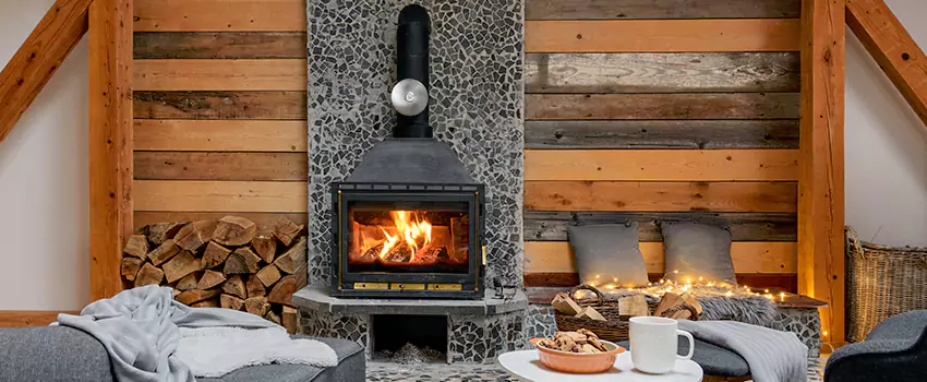 Thelin Hearth Products Direct Vent Gas Stove Fireplace Inspection in Medford, Oregon